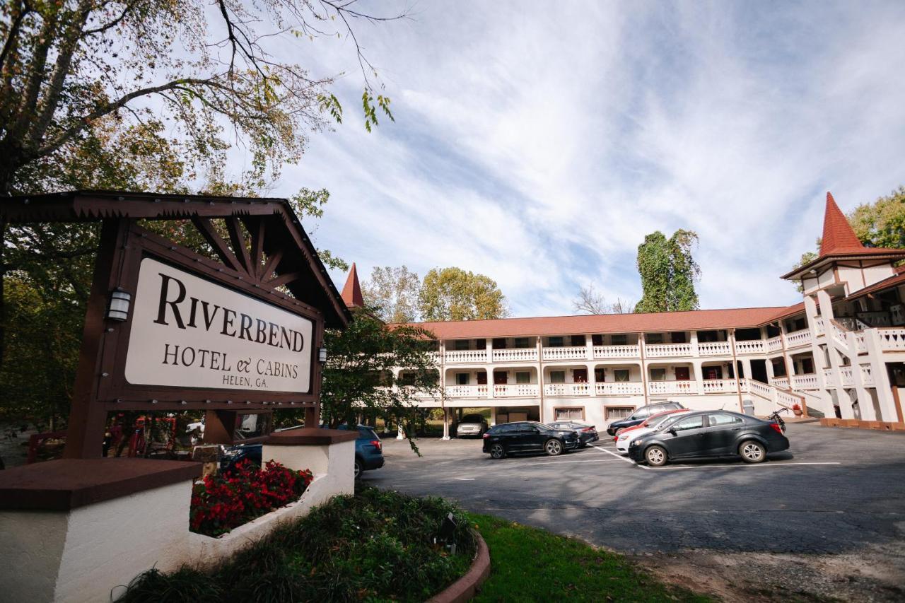 Riverbend Motel&Cabins Helen Buitenkant foto